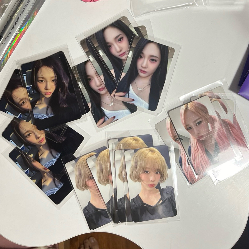 Aespa Official Photocard (Whiplash, Drama, Armageddon) - การ์ดรูปถ่ายมุมโค้งมน Aespa ของแท้