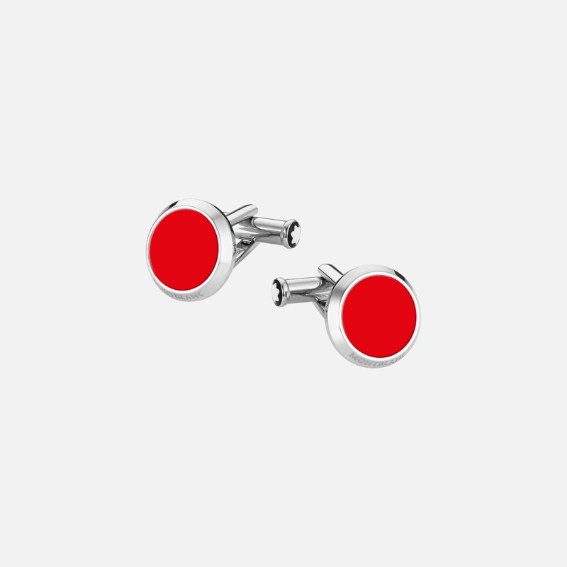 MB RED CUFFLINKS CUFFLINKS