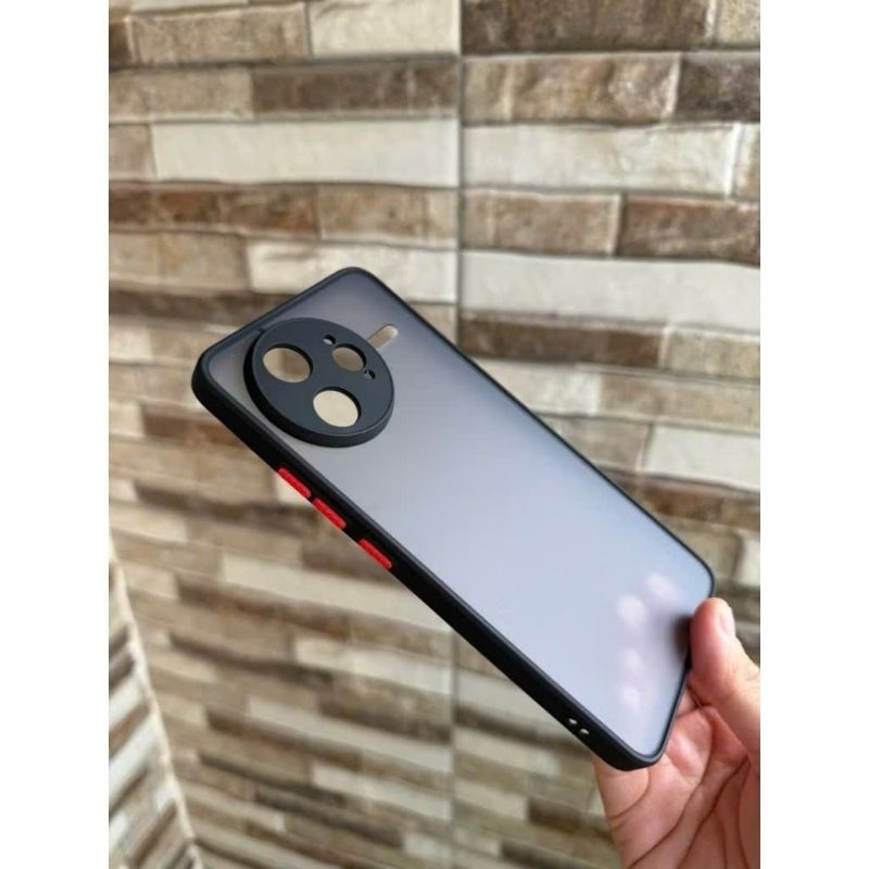 เคสแบบด้านสําหรับ xiaomi redmi K80/K80 pro เคสเคลือบด้านสวยมากพร้อมขอบยืดหยุ่น
