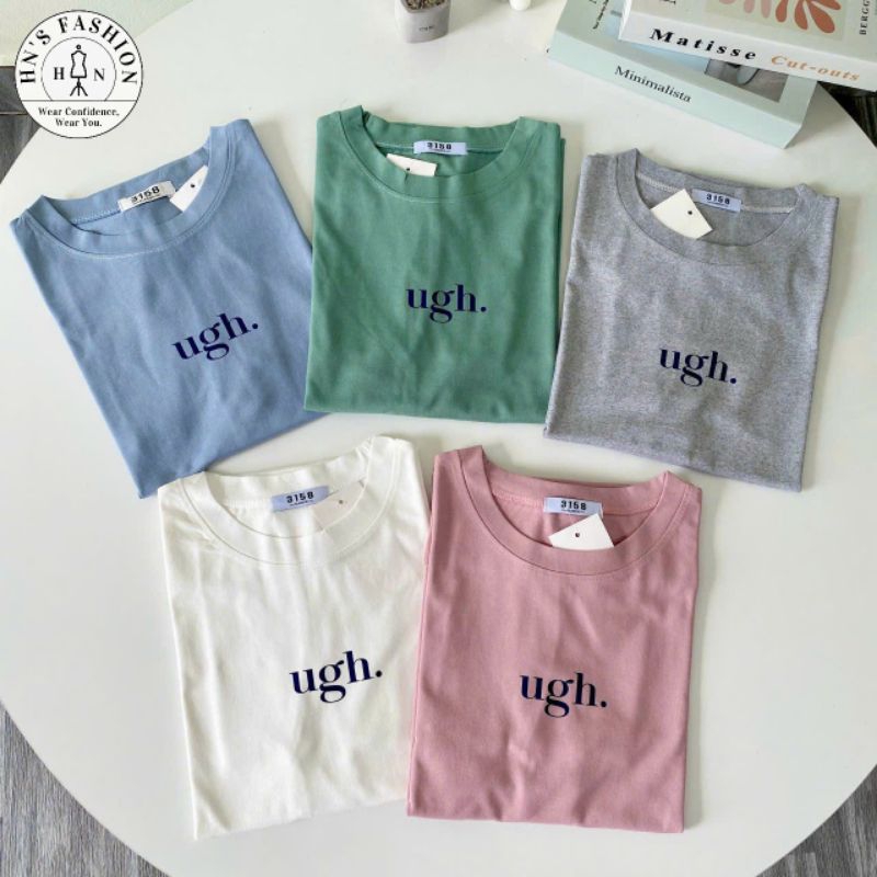 Ugh เสื้อยืดพิมพ์ลายทรงหลวม