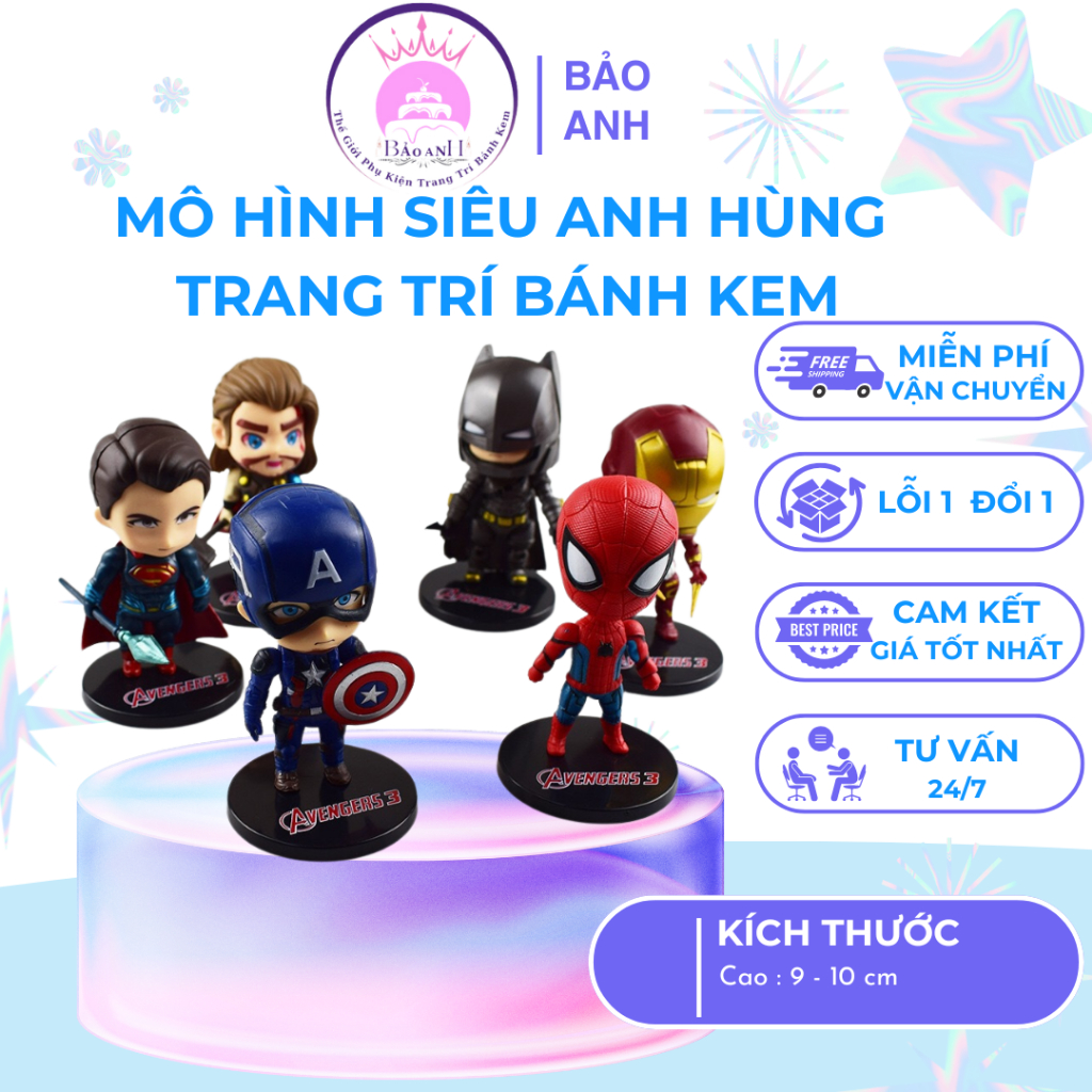 Marvel Avengers SUPERHERO, SUPERHERO MODEL SUPERMAN ตกแต่งเค้กวันเกิด SUPERMAN