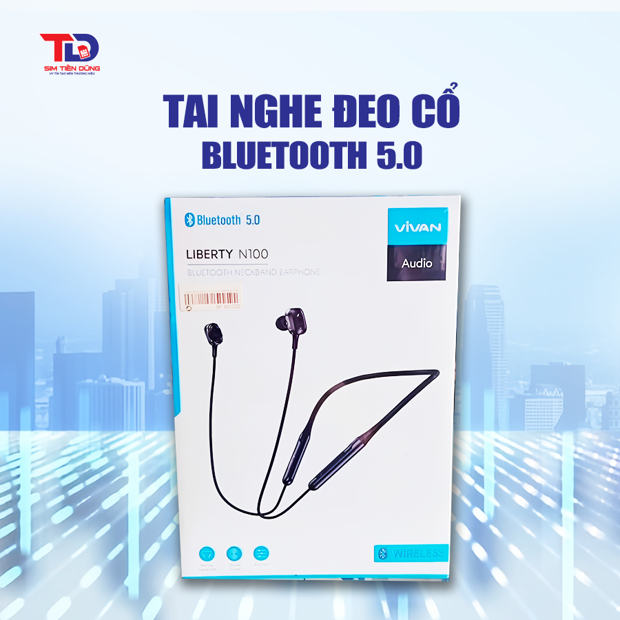 ชุดหูฟังบลูทูธ 5.0 สายคล้องคอ กีฬา กันน้ํา IPX4 คุณภาพเสียงกรอบ ความทนทานสูง