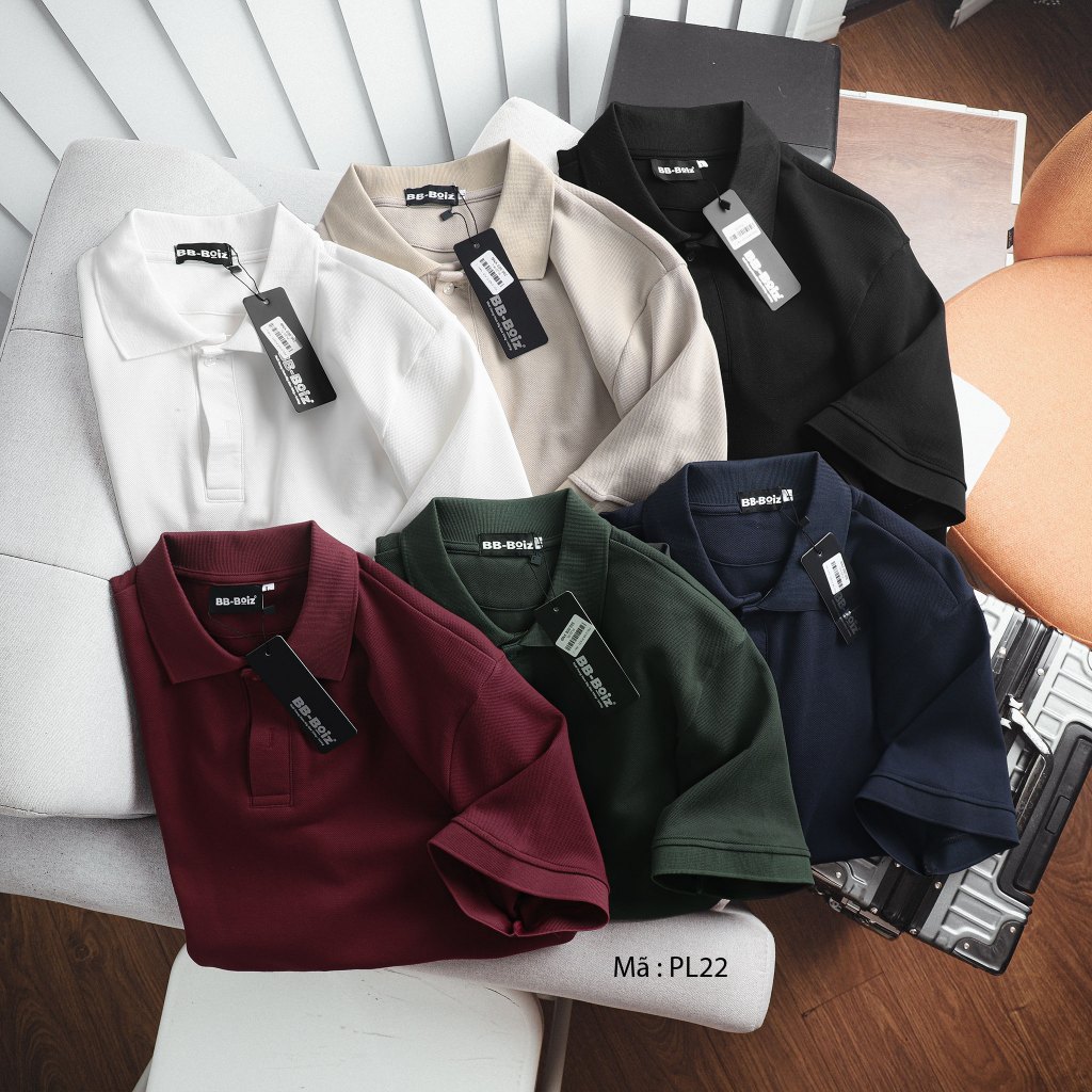 [BigSize] BB-BOIZ เสื้อยืดโปโลผู้ชายทําจากผ้าฝ้ายยืด COOL Form 90-130kg | รหัส PL22