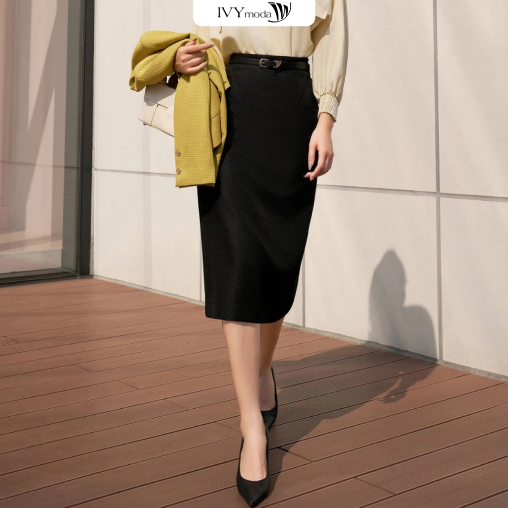 กระโปรงเรืองแสง IVY moda MS 31M8927 กระโปรง 2 ชั้น