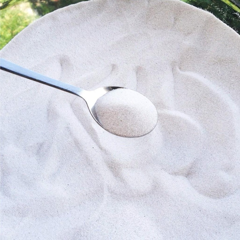 WHITE SEA SAND PACKAGE 1KG BACKGROUND LINING สําหรับหอยทาก BITCHING