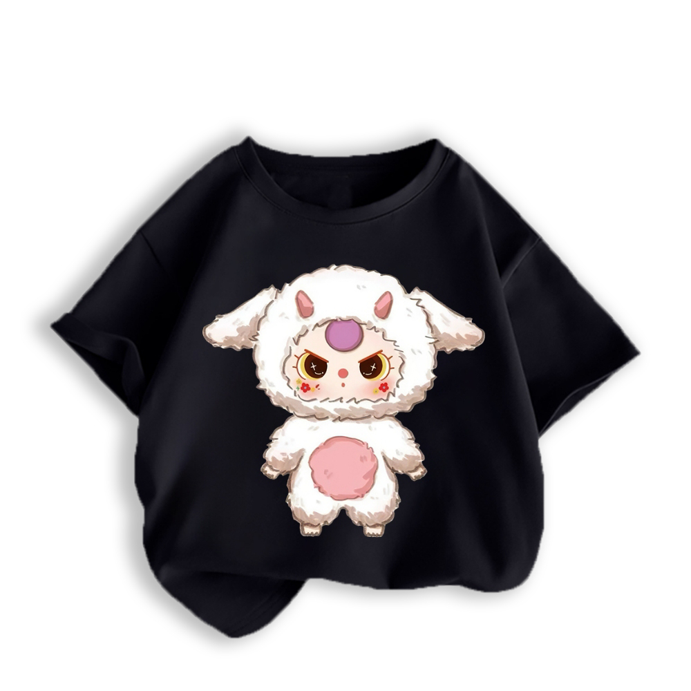 เสื้อยืดเด็กหลากหลายสีและขนาดสําหรับเด็กทารกยุค 80-150 skini kids - คอตตอน 4 ทางเนื้อนุ่ม APB33