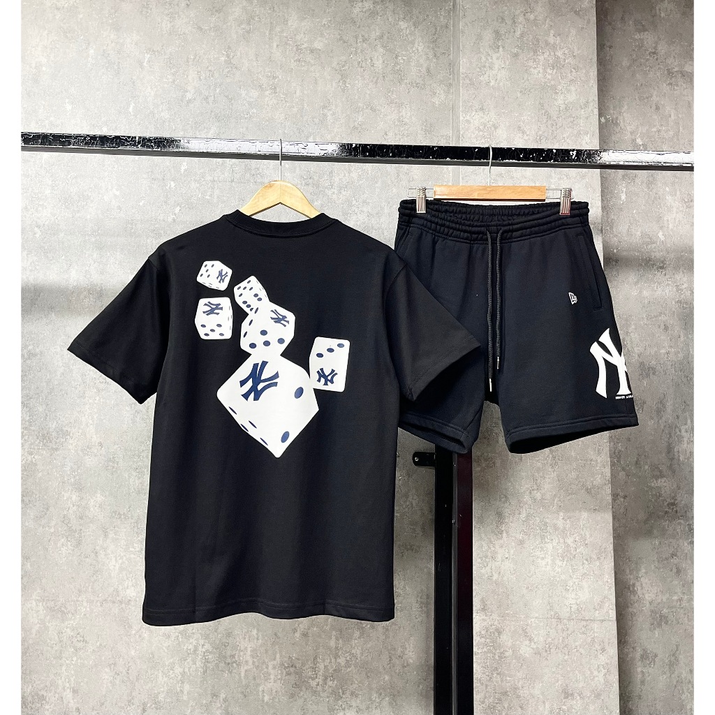 (GENUINE) เสื้อเชิ้ตสีดํา NEW ERA DICE