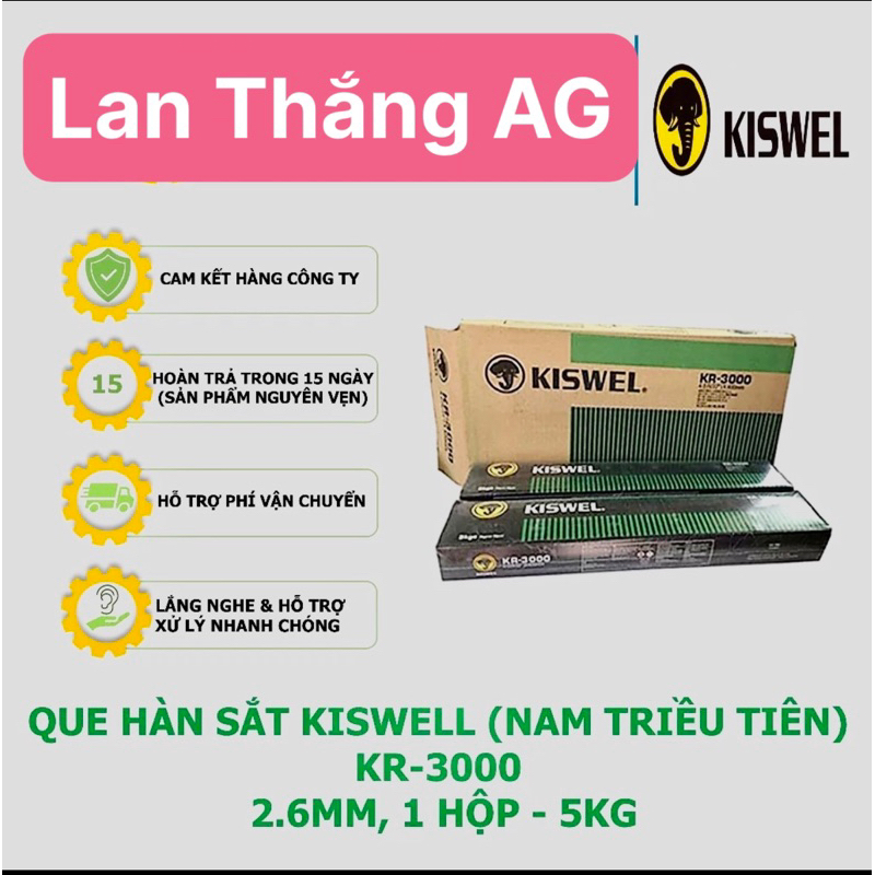 KISWEL IRON WELDING ROD 3,2 - 4,0
