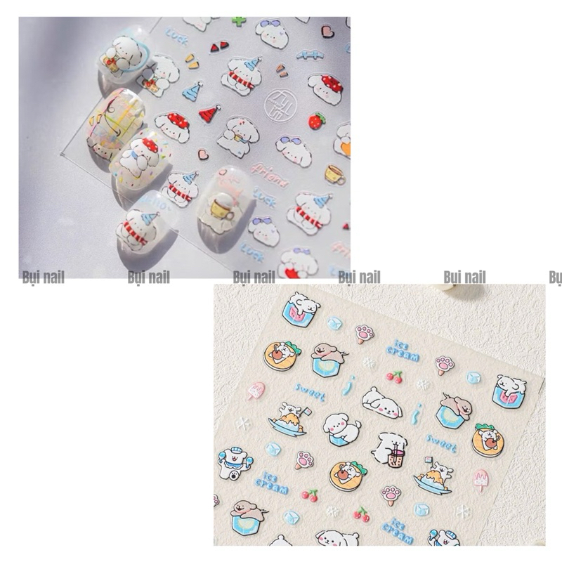 สติ๊กเกอร์ 5D EMERGED CIUTEE PUPPY ( 4672 1875 )