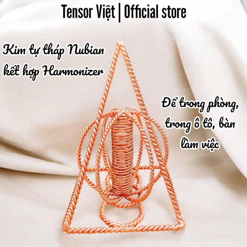 (Pham Trang Tensor Viet) ปิรามิดทองแดงแดงนูเบียผสมผสานกับเครื่องปรับอากาศสิ่งแวดล้อม (Harmonizer)