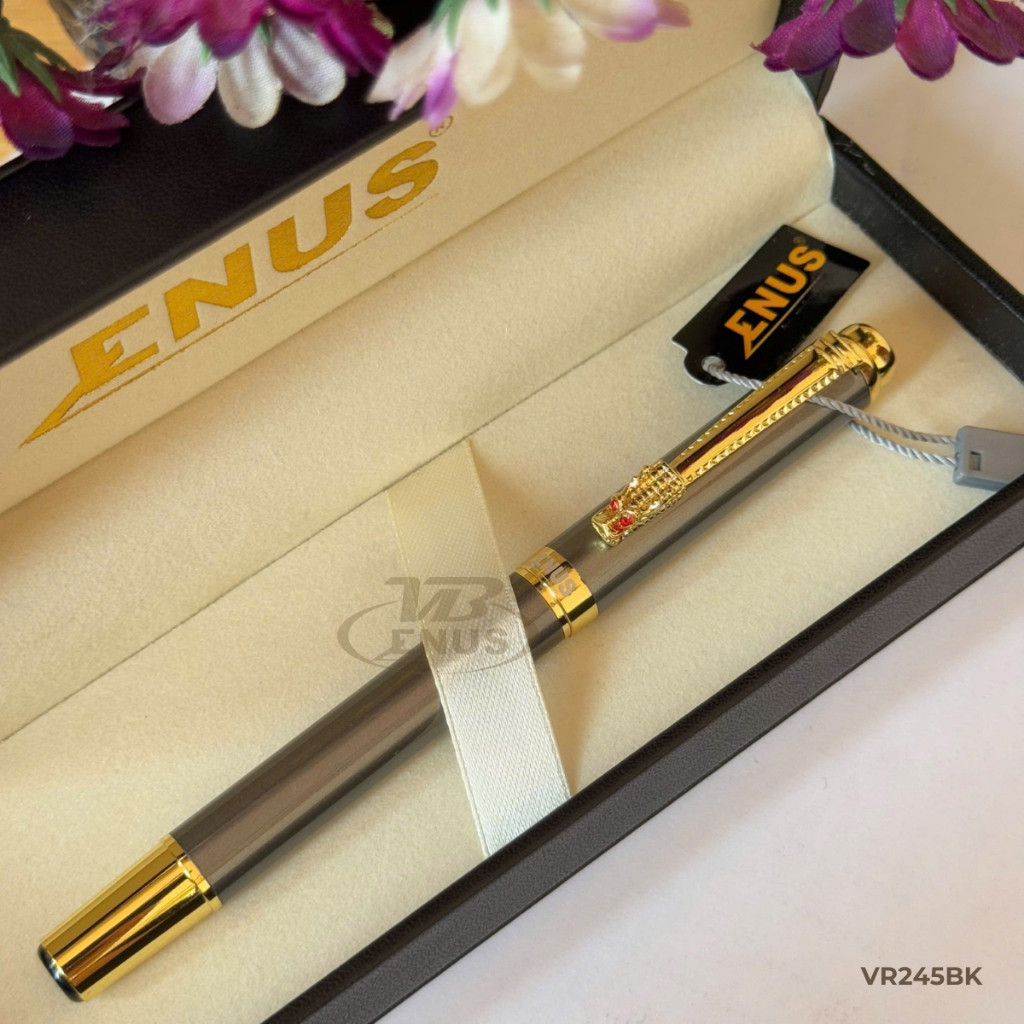 ปากกาลายเซ็นธุรกิจระดับไฮเอนด์สลักกับ เอนัส วีอาร์245บีเค ของขวัญที่มีความหมายและหรูหราพร้อมคําเรียก