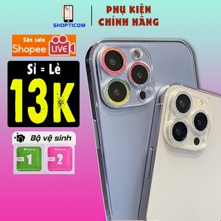 Kính cường lực iphone bảo vệ Camera S P kim tuyến 11 11 ProMax 12 12 ProMax 13 13 ProMax 14 Plus ProMax