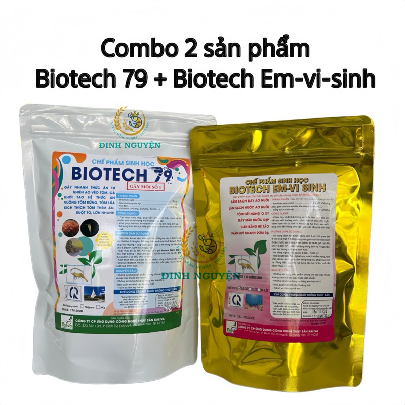 คอมโบผลิตภัณฑ์ Biotech 79 & Biotech Em-vi-sinh 2 ชิ้น - ช่วยทําให้เกิดความพึงพอใจ อาหารธรรมชาติ รักษ
