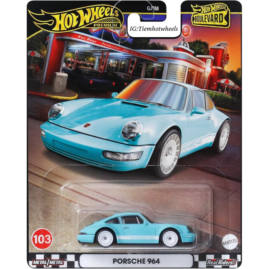 Hot Wheels Premium Boulevard PORSCHE 964 รถโมเดล
