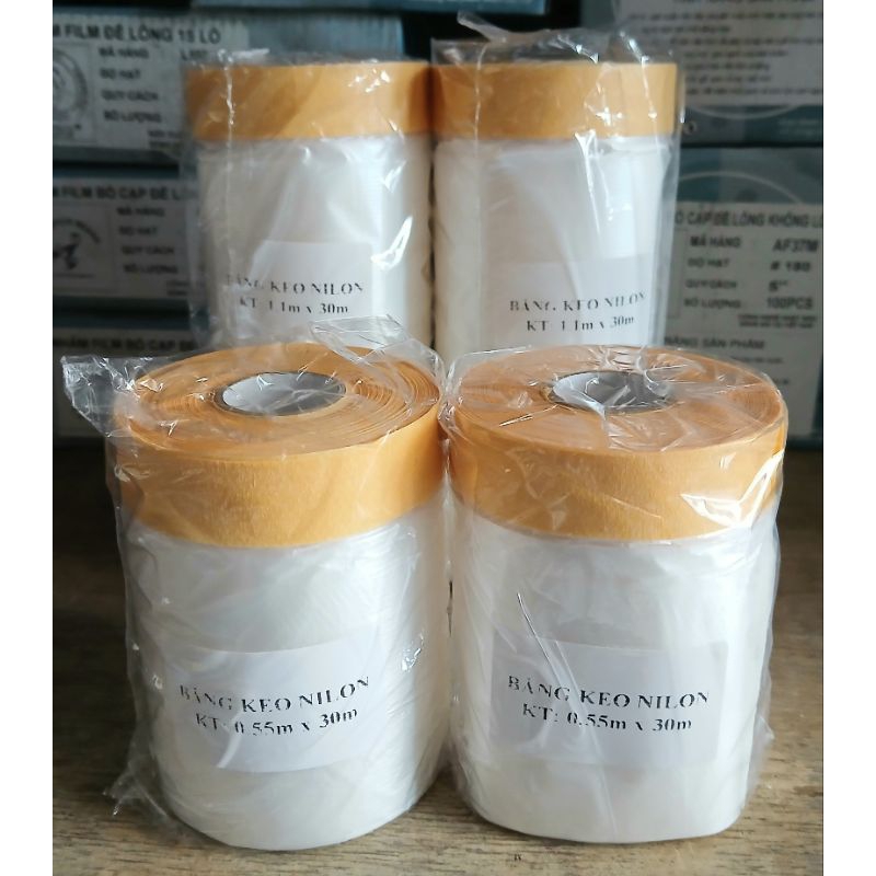 เทปกาวสีไนลอน 0.55mx30m 1.1mx30m
