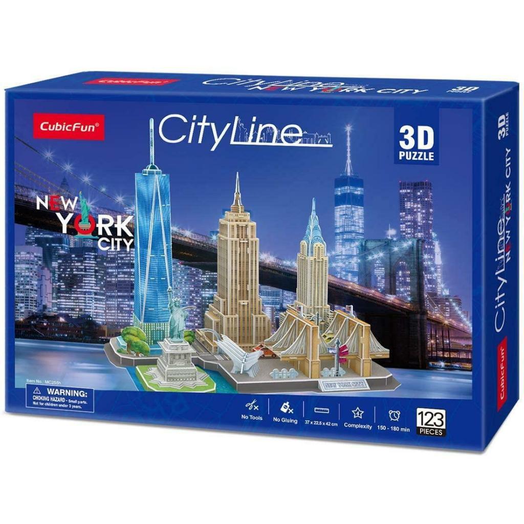 Cubic Fun 3D New York City MC255H ของเล่นโมเดลประกอบ