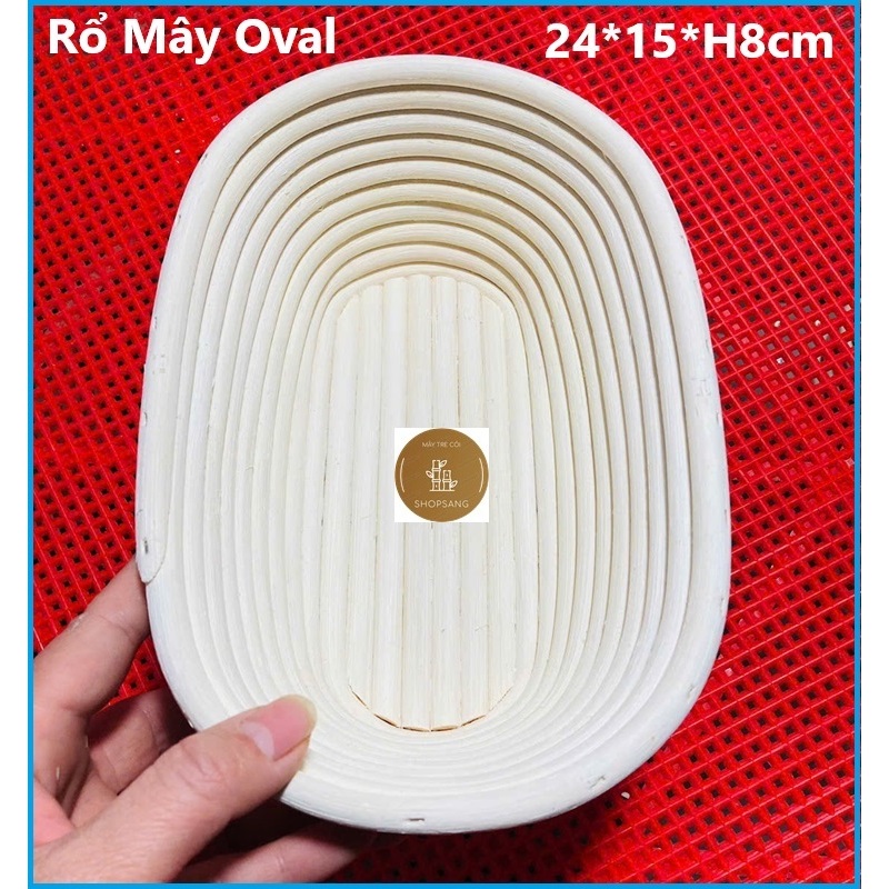 ตะกร้าหวายส่งออกรูปไข่25*15*ชม.8ซม.พร้อมฝาครอบขนมปัง, decore