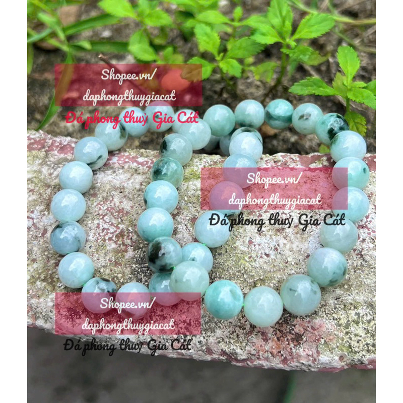 Da luc Cam Tach Jadite Bracelet ขนาด 12 mm super vip ได้รับการรับรอง