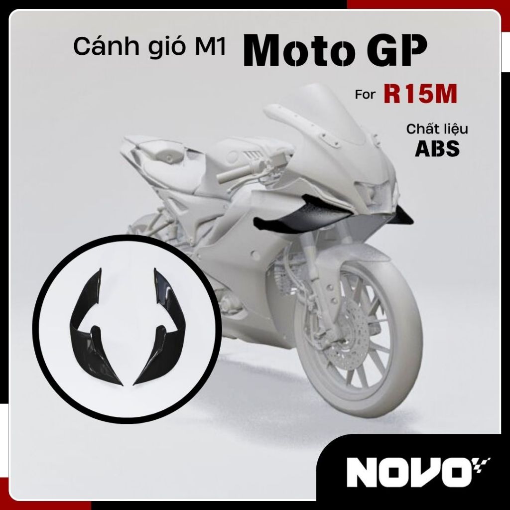 สปอยเลอร์ M1 Moto GP สําหรับ R15M. R15V4 - NOVO moto