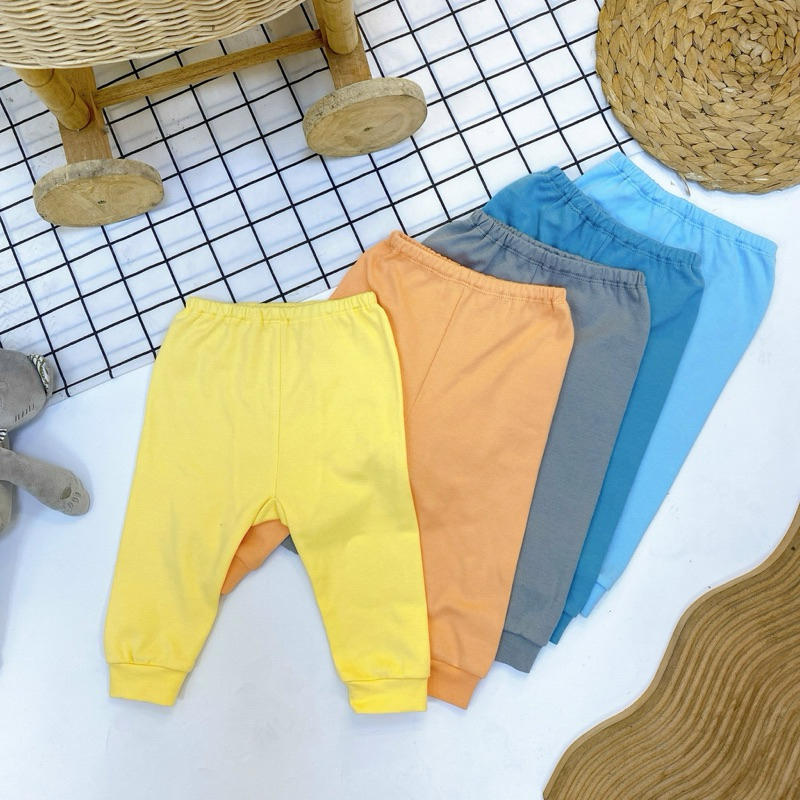 LULLABY Lullaby กางเกงขายาวสําหรับเด็กชายและเด็กหญิง เป้าจั๊ม