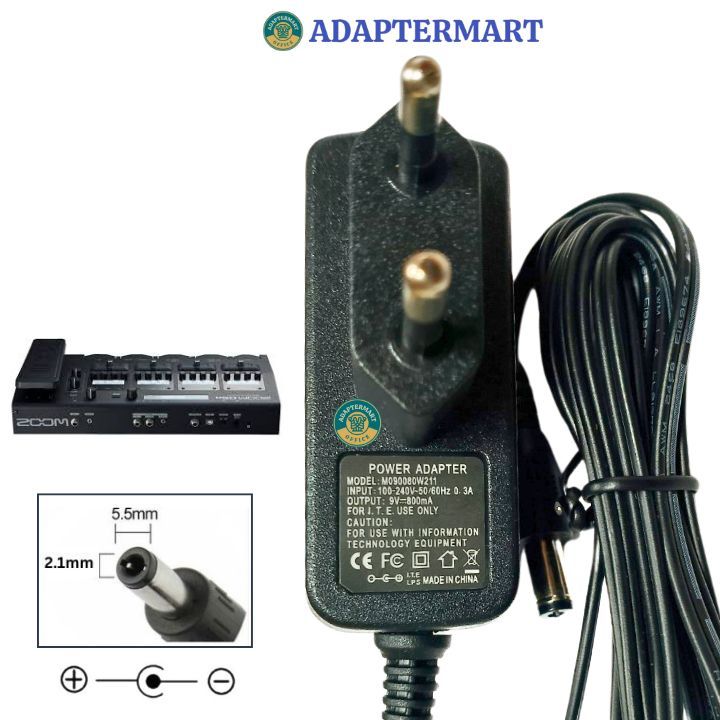 ZOOM 9v A1 FOUR A1X FOUR อะแดปเตอร์เหยียบกีตาร์
