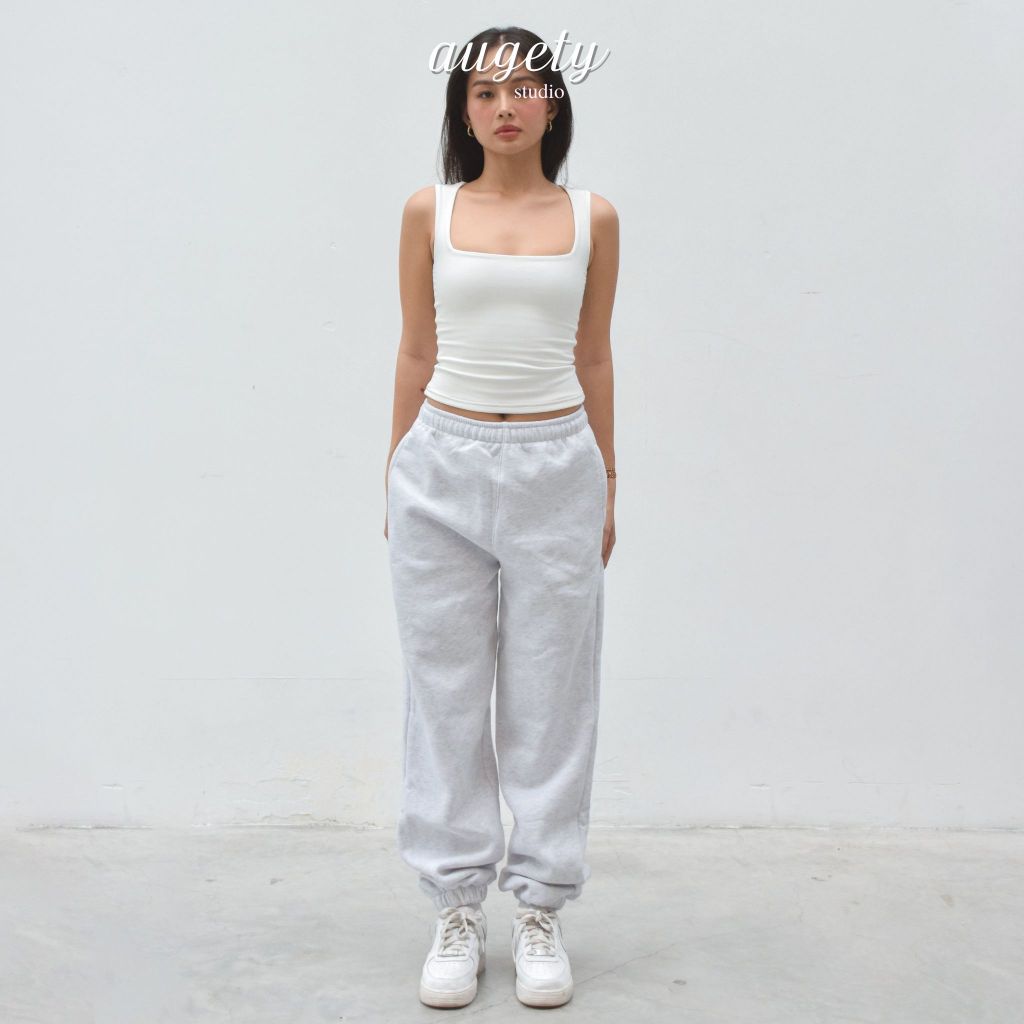 Augety Studio Sweatpants กางเกงจ็อกเกอร์ผ้าฝ้าย