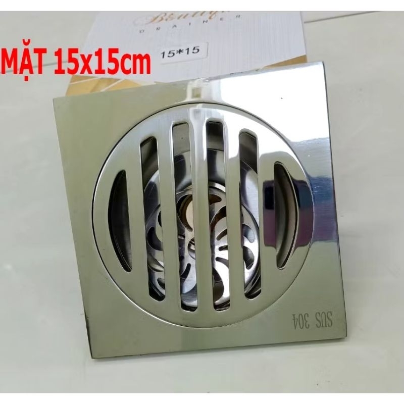 กรวยท่อระบายน้ําชั้นท่อ SUS304 15*15 ซม