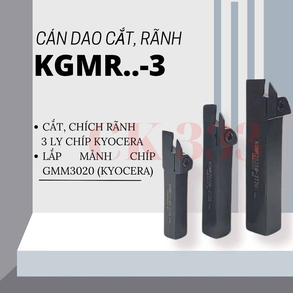 KYOCERA 16 20 25 CNC ที่จับเครื่องตัดร่อง 3 มม. KGMR16 KGMR2020 - 3T20 KGMR2525 - 3 GMM3020