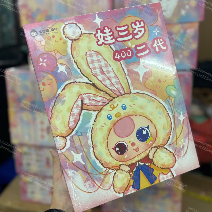 [GENUINE] BABY THREE 400% V2 CHOOSE BABY ON REQUEST, CHECK CARD, BLIND BOX, ของเล่น