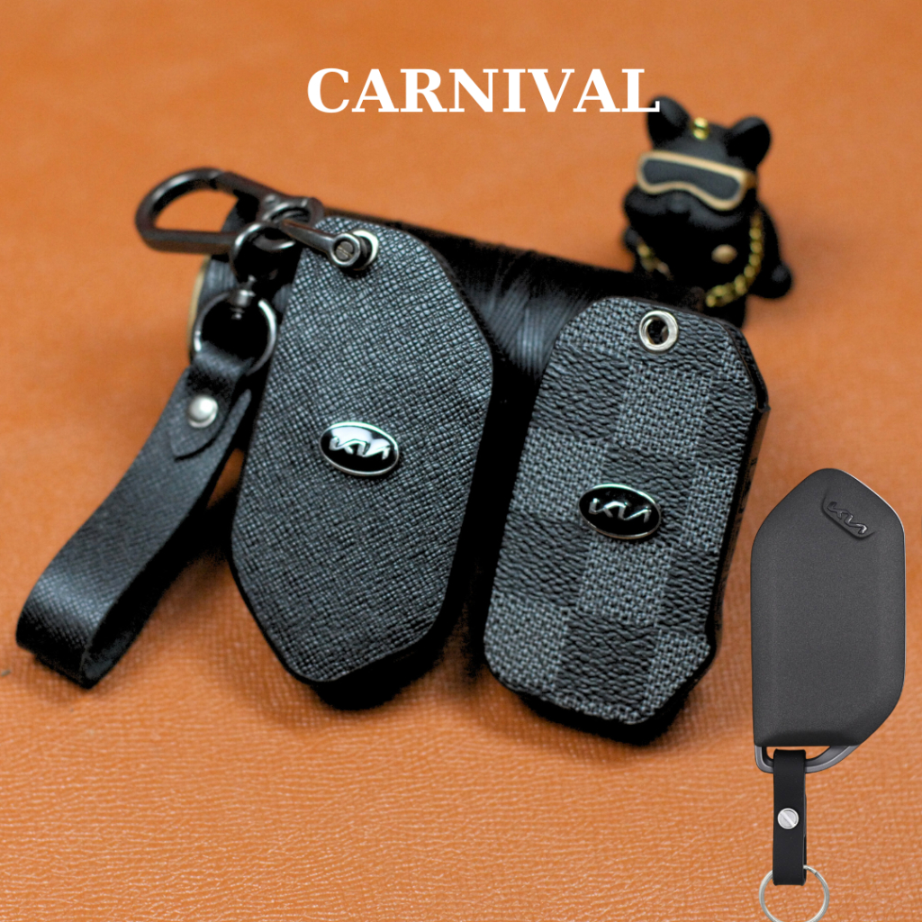เคสกุญแจหนัง Carnival 2022-2024 ปลอกกุญแจKia Carnival เคสกุญแจหนัง KIA Carnival 2022-25 (D HOOK)