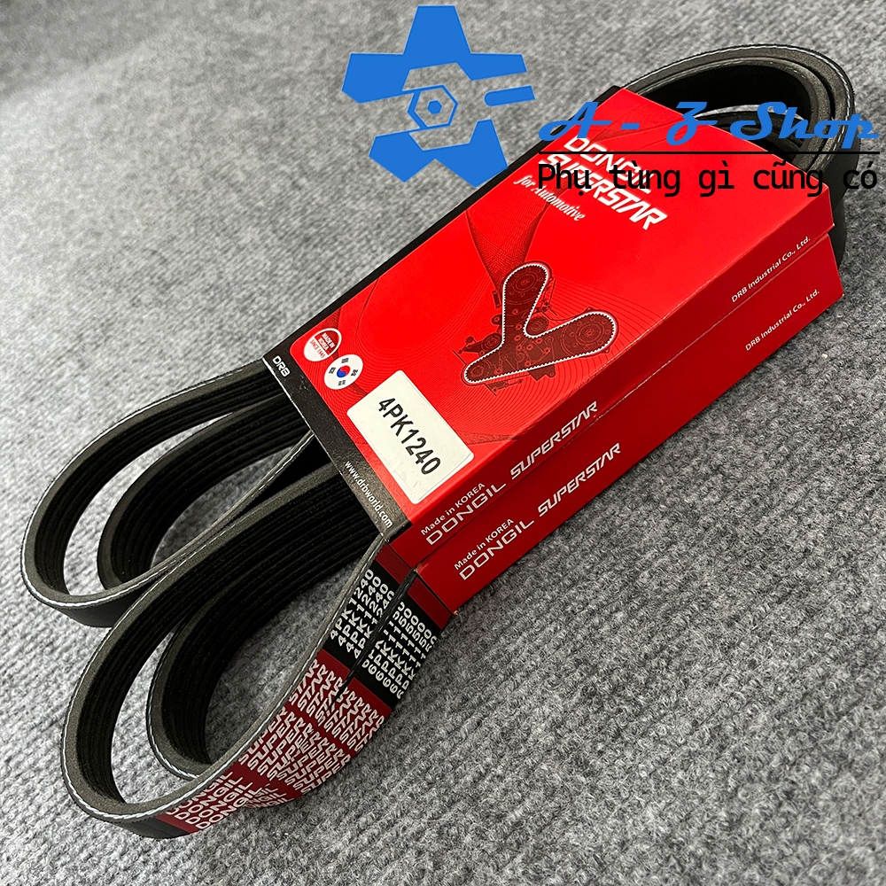 สายพาน Toyota Vios - Dongil 4PK1240 | Dongil 6PK1150