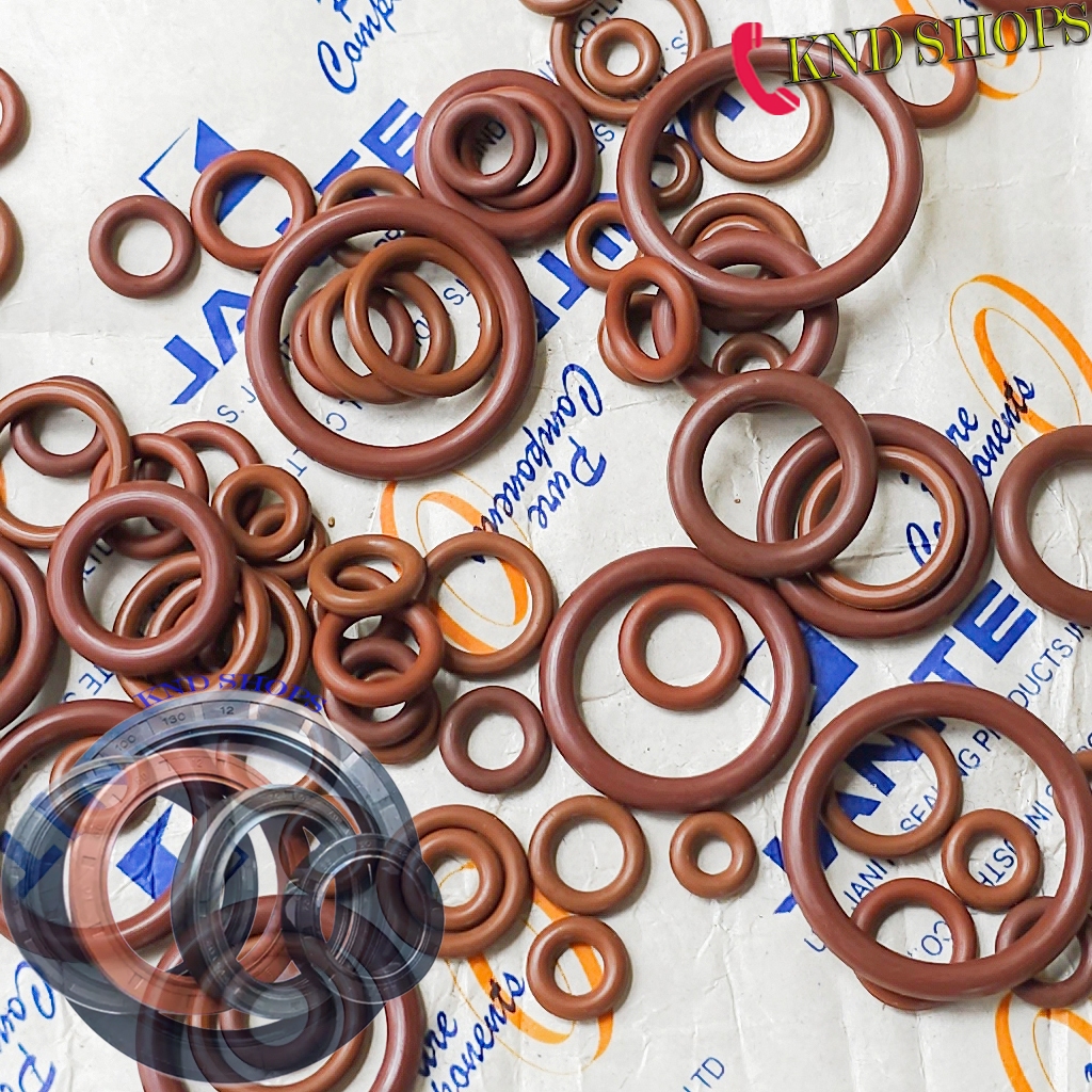 Sine Oring ความหนา 2.4mm & 2.62mm | ปะเก็นยาง Viton FKM ทนความร้อนสูง 220 องศา กันสารเคมี