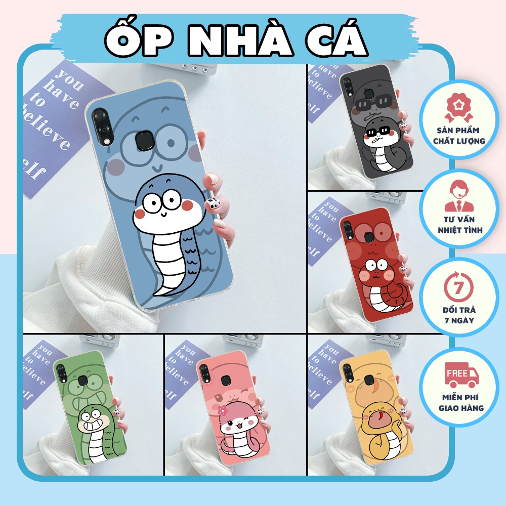 เคส Vsmart Joy 1 / Joy 1 Plus / Joy1+ พิมพ์ลาย Snake 2025 ปี Snake มีให้เลือกหลายสี