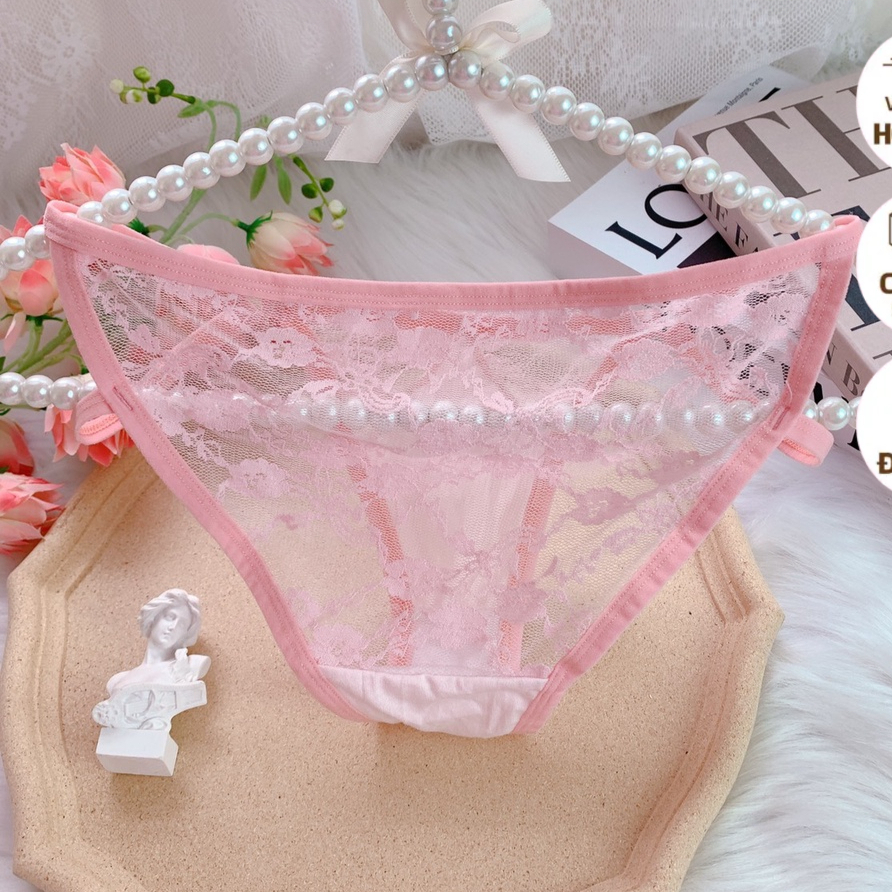 [PRODUCT NAME REDUCED] กางเกงชั้นในลูกไม้ตาข่ายเซ็กซี่ TG008 สบายและยืด - กางเกงชั้นในสตรีเซ็กซี่ - 
