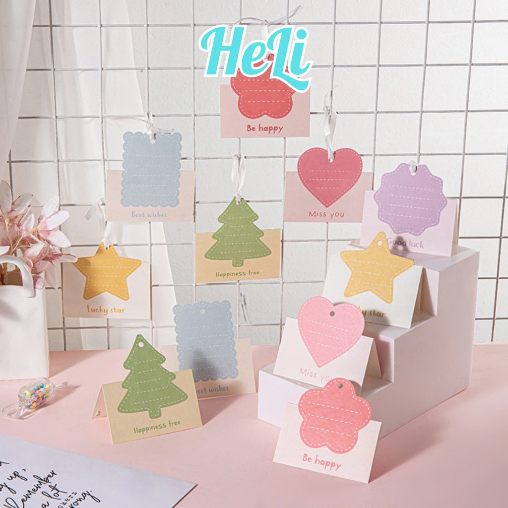 (CODE 19) COMBO 5 มินิโน้ตการ์ด, การ์ดของขวัญ, การ์ดวันเกิด