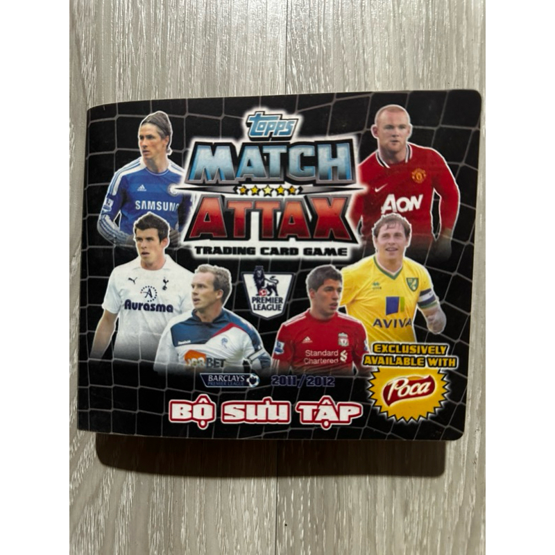[ Nt Shop Trc เมื่อซื้อ ] อัลบั้มเปล่า Poca Match Attax Season 2011/12