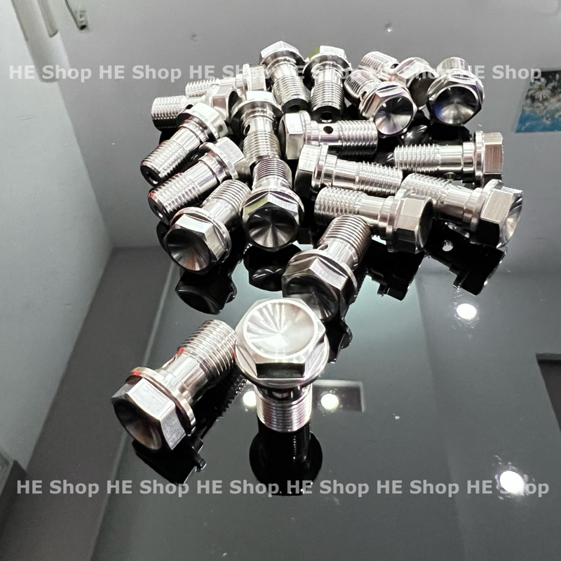 Nissin/Brembo TBT Stainless Steel 304 CNC Solid Oil Screw (M10x1.00)