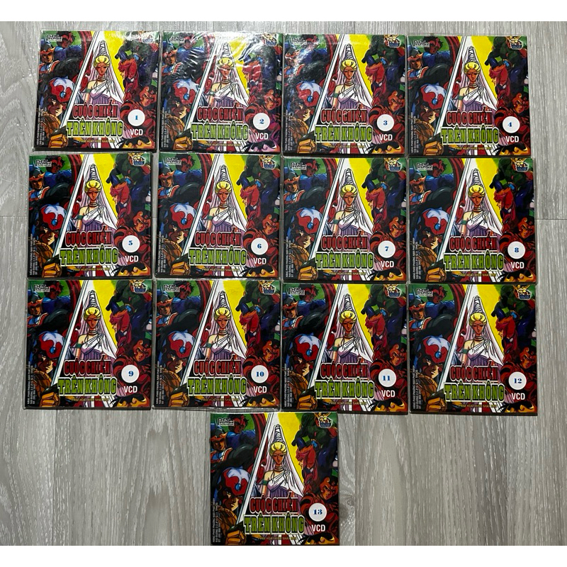 [ Nt Shop Trc เมื่อซื้อ ] Vcd Cartoon Aerial War ของแท้ ครบชุด