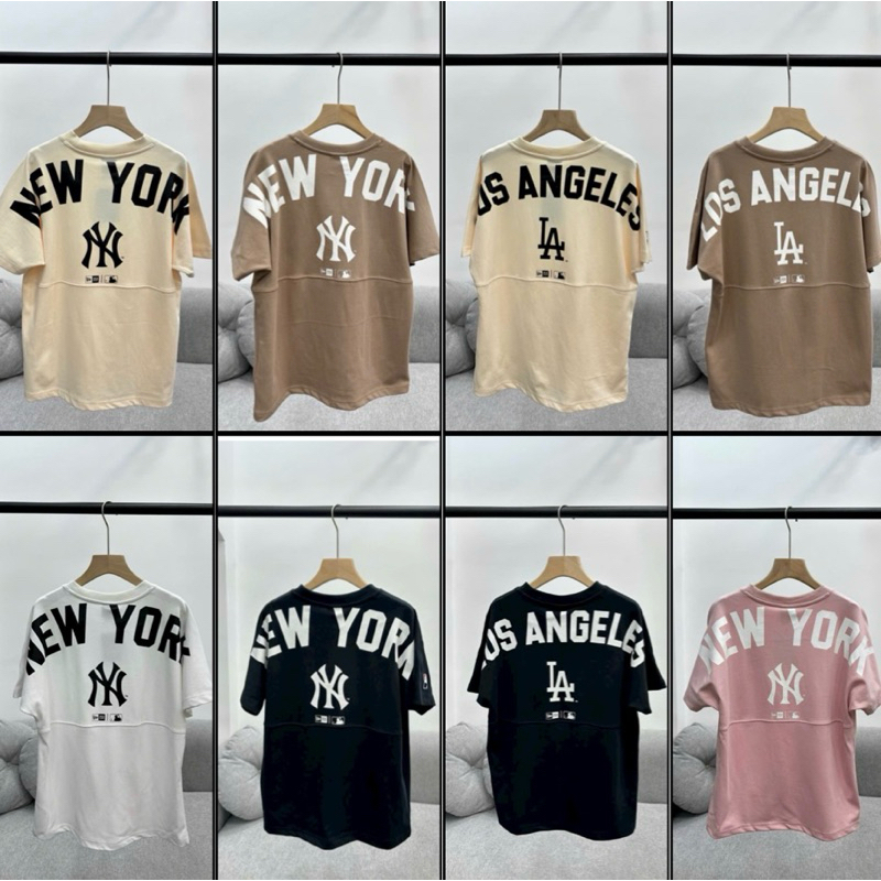 (สินค้าภายนอก) NEW ERA VARSYTIS TEE SHIRTS, A30310 พร้อมป้ายมาตรฐานแบรนด์เต็ม B3031 Size SML, UNISEX