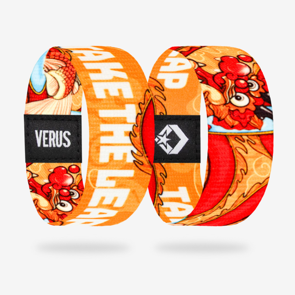 <Verus> สร้อยข้อมือข้อความ - มังกรปลาคาร์พ / เอา The Leap