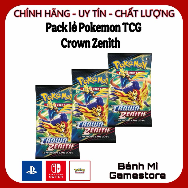 Pokémon TCG: ดาบและโล่ - Crown Zenith Booster Pack