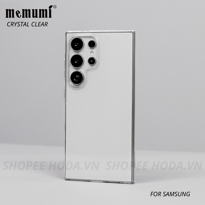 Memumi Clear View - SAMSUNG S25 Ultra / S24 Plus / S23 / S22 / S21 / S20 เคสแข็งโปร่งใสบางเฉียบ