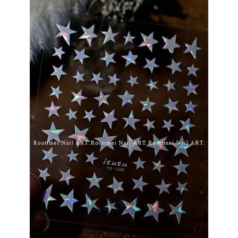 HOT TREND STAR 5D FLOATING STICKER