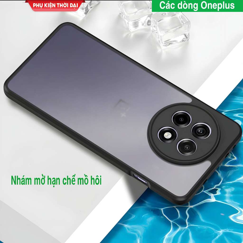 OnePlus Ace 5 / Ace 5 Pro / Ace 5 Ultra / Ace 5 Racing เคสกันกระแทกด้านหลังด้านและขอบสี