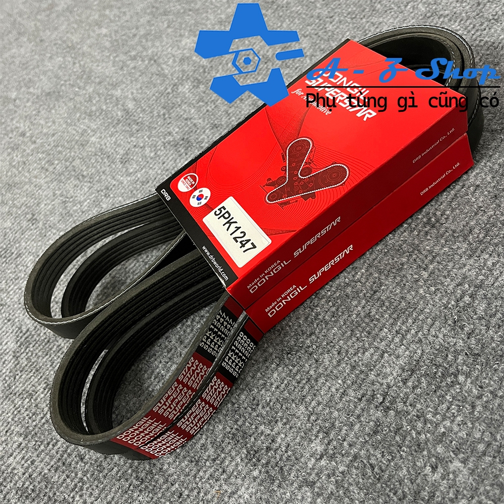 สายพานมาสเตอร์ Hyundai I10 - Dongil 5PK1230 | Dongil 5PK1247