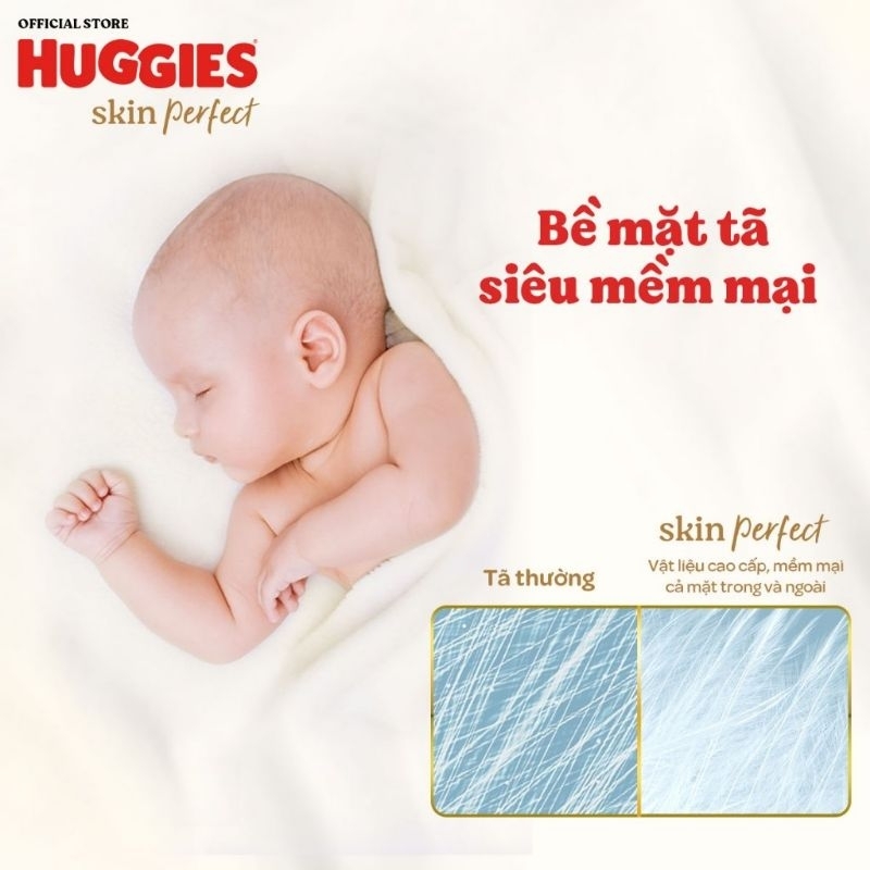 Huggies skin perfect แผ่นรองทารกแรกเกิด NB1 108 ชิ้น NB2 60 ชิ้น