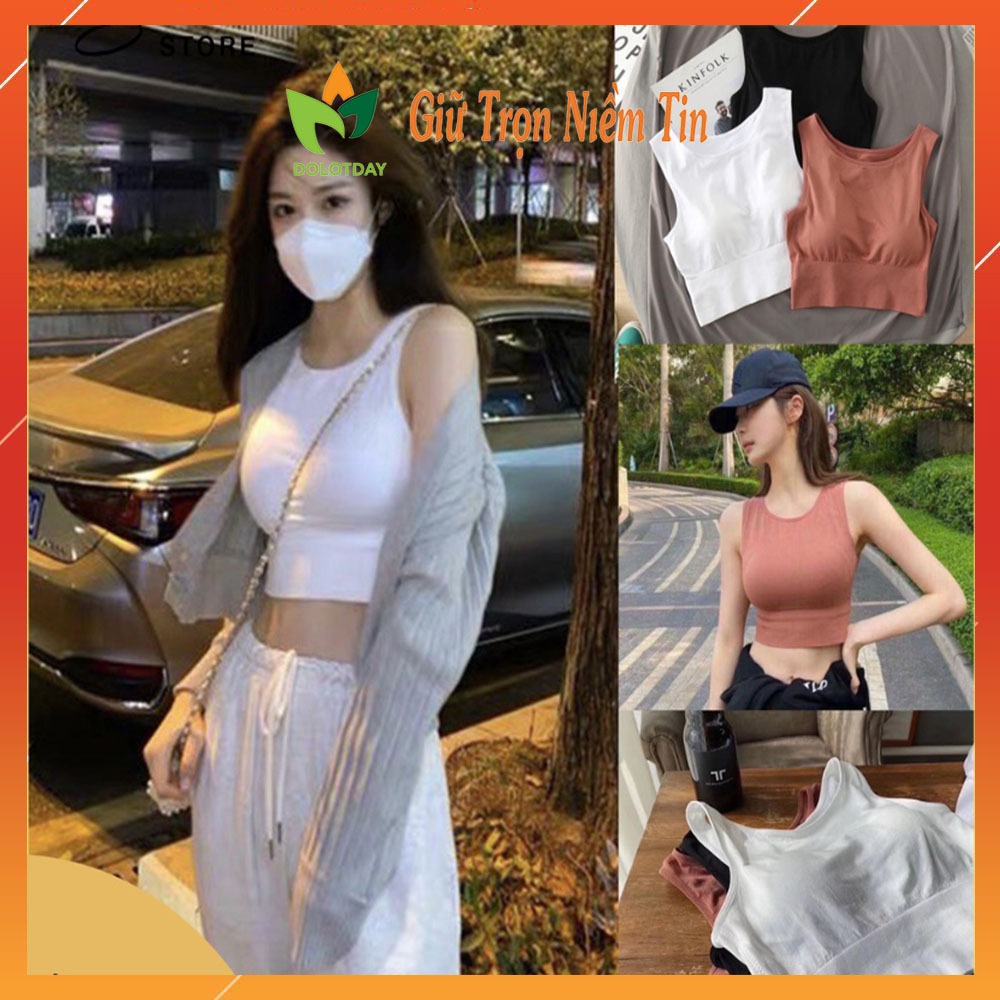 Gym Cotton Sports Bra - ชุดชั้นในกีฬายิมยืด 4 ทิศทาง BRA02