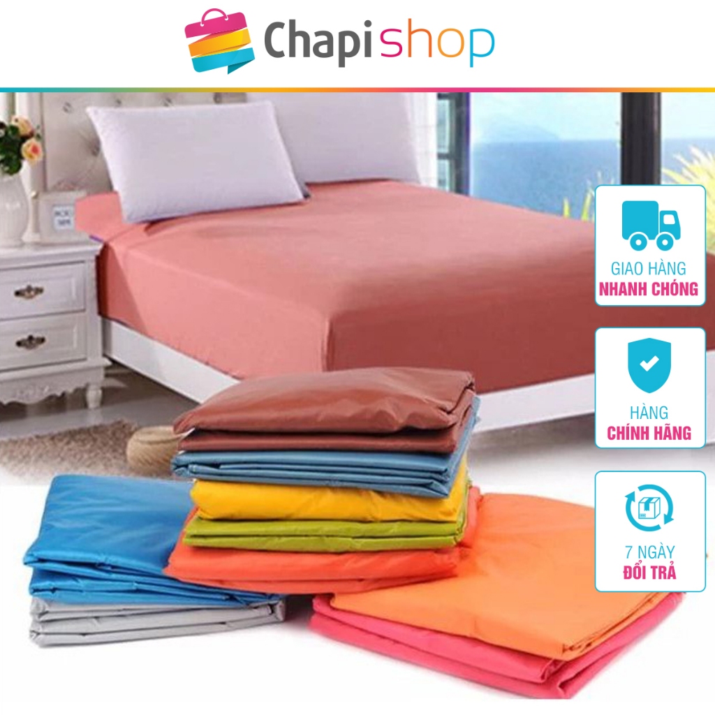 ผ้าคลุมที่นอนกันน้ํา สีพื้น มีหลายขนาด m2/m6/m8/2m2 ผ้าคลุมที่นอนกันน้ําดีมาก