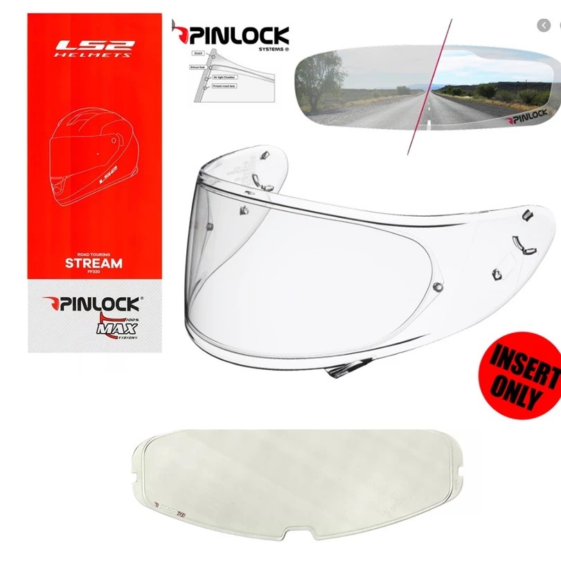 [ของแท้] Pinlock สําหรับหมวกกันน็อค LS2 (FF353/FF320/FF800/FF397/FF390) และ (FF399/FF900)