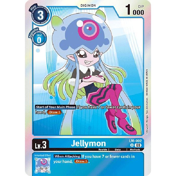 Digimon Card Code LM-002 - Jellymon- Digimon - Uncommon